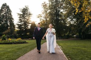Wedding photos of Katie and Chris in Lichfield Park